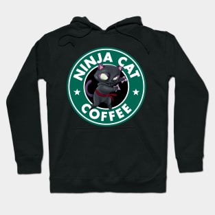 Ninja Cat Coffee Hoodie